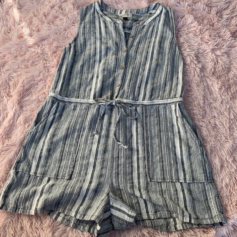 Stripped Romper